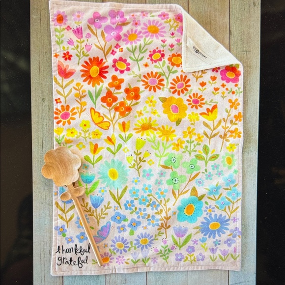 NATURAL LIFE Floral Kitchen Towel - Picture 3 of 3